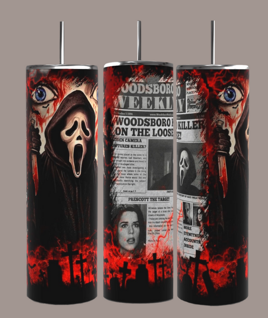 GhostFace Killer | Halloween| 20oz Tumbler