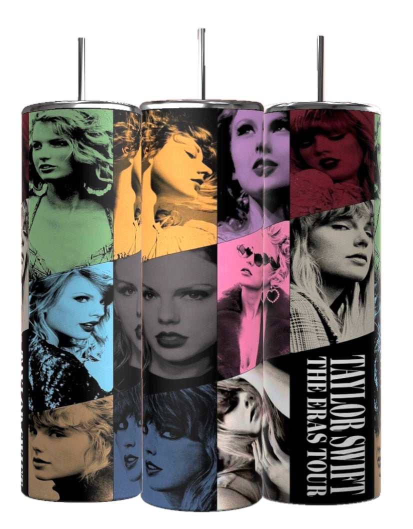 Taylor Swift ERAS Skinny Tumbler