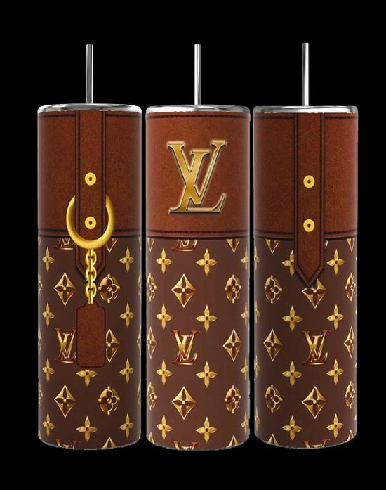 Louis Vuitton Purse Designed l 20oz Stainless Steel Tumbler