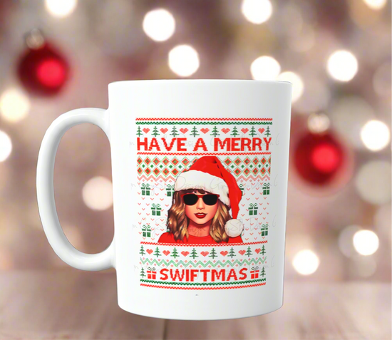 Merry Swiftmas Taylor Swift Ceramic Mug