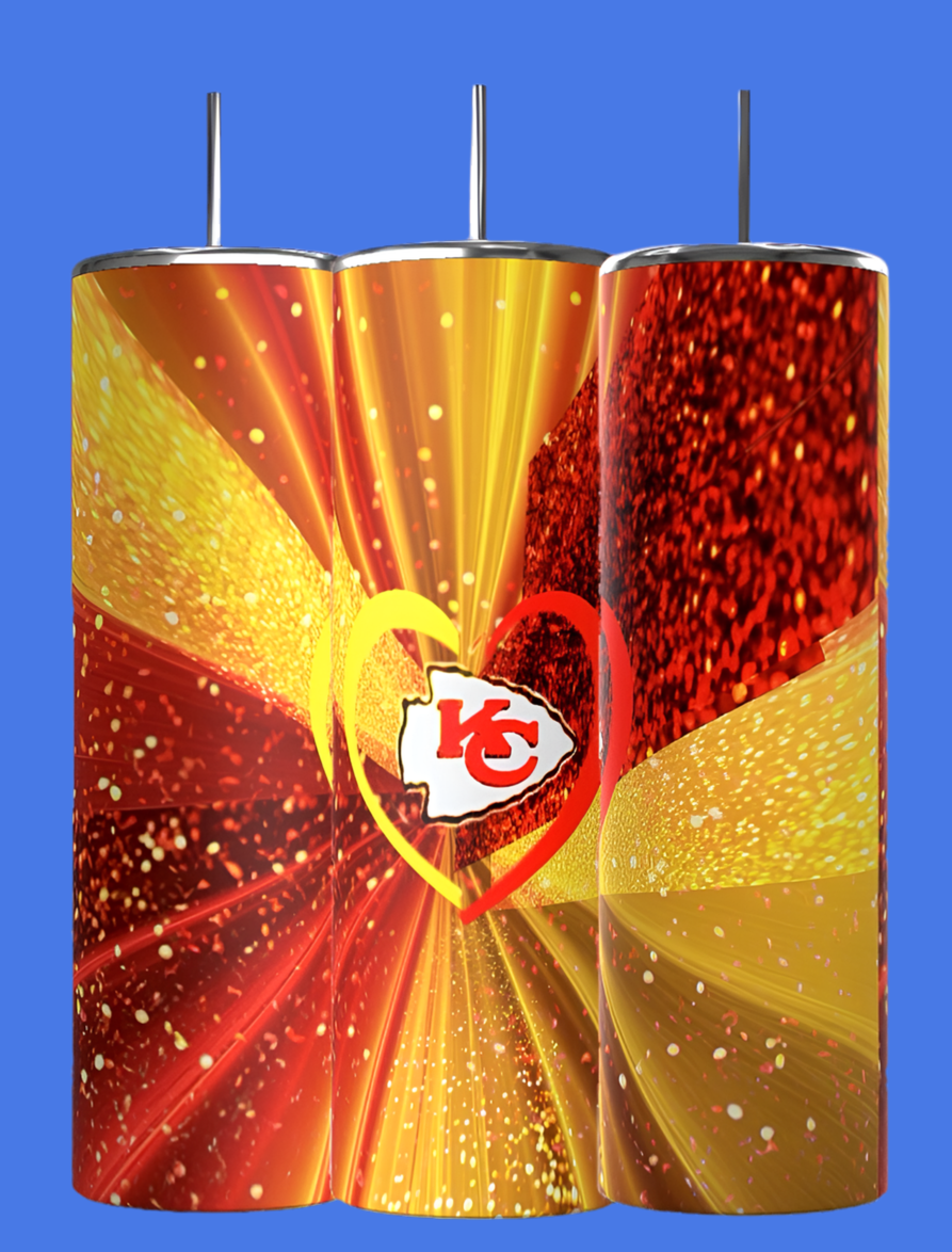 Chiefs Heart 20oz Tumbler