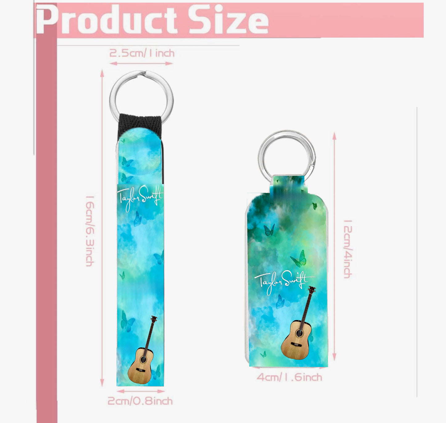 Taylor Swift Debut Chapstick Keychain Holder