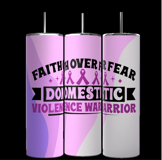 Domestic Violence Awareness Tumbler