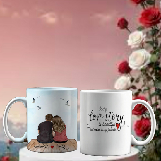 Personalized Couples Ceramic Mug