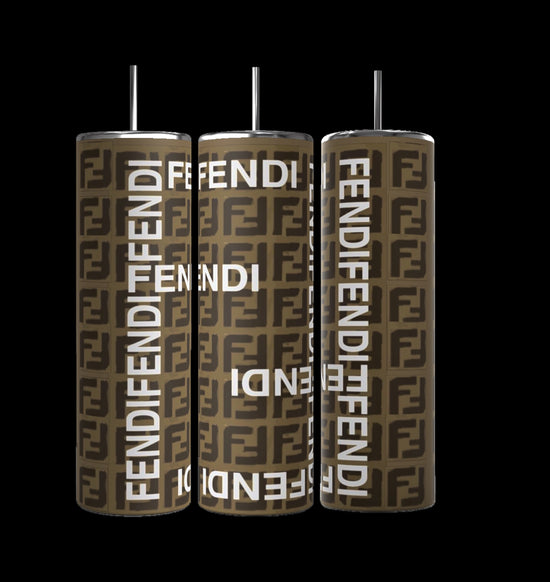 FENDI Brown 20oz Skinny Tumbler