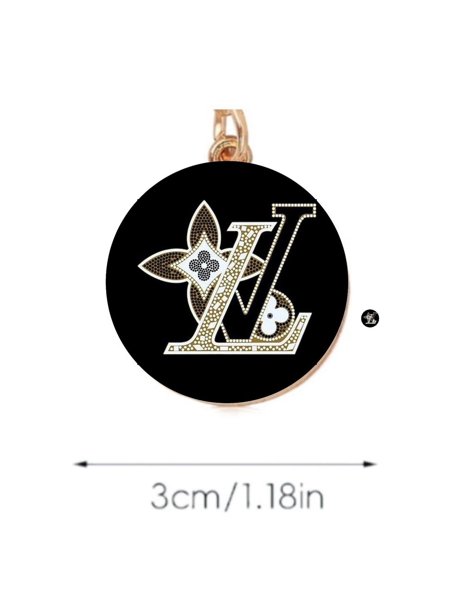 LV Charm Dangle | Cup Accessory