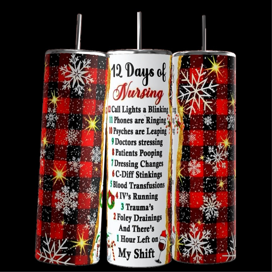 Nurse Christmas 20oz Tumbler