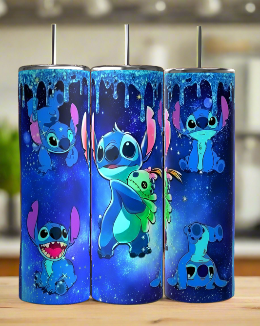 Stitch Glitter 20oz Tumbler