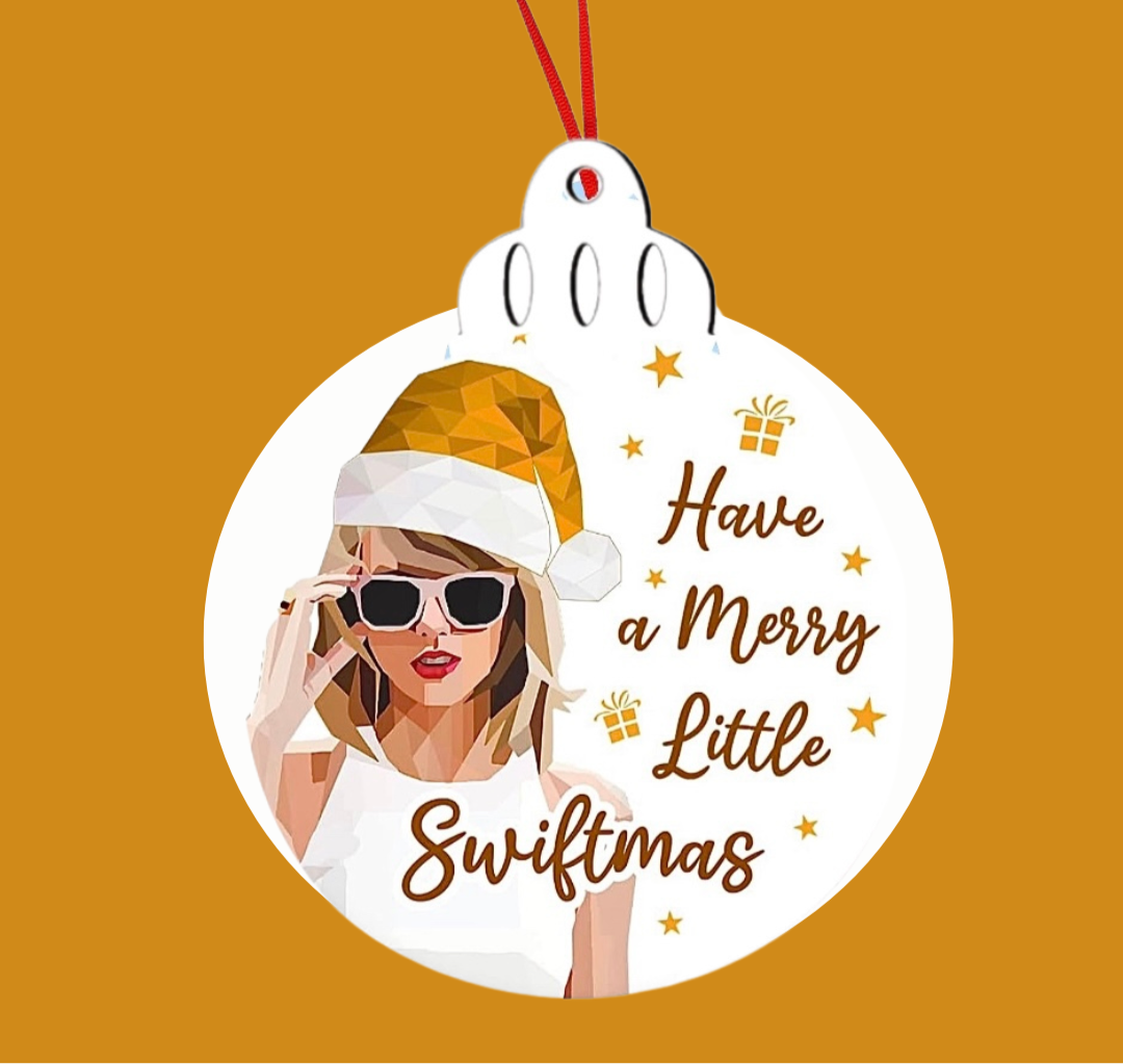 Happy Swiftmas Tree Ornament