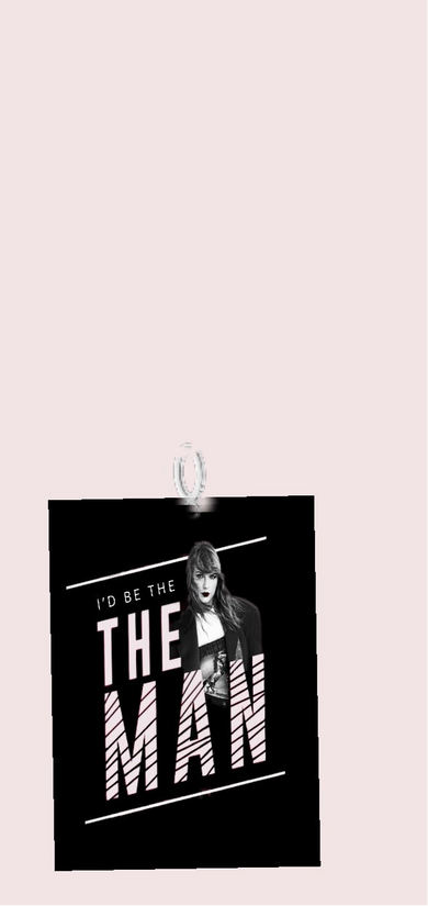 Taylor Swift The Man Charm Dangle | Cup Accessory