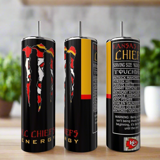 Kansas City Chiefs Monster | 20oz Skinny Tumbler