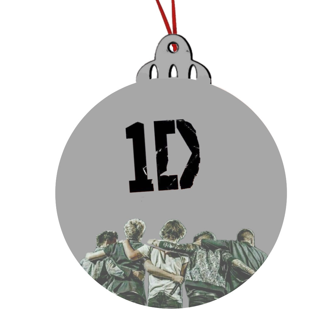 1D (One Direction) Christmas Tree Ornament