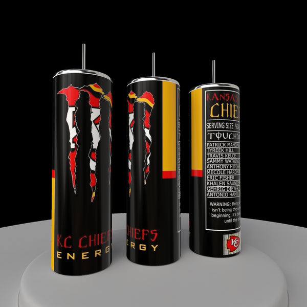 Kansas City Chiefs Monster | 20oz Skinny Tumbler