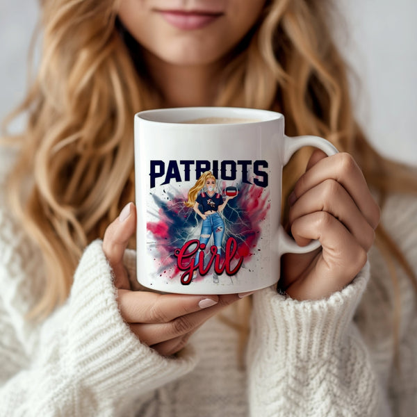 Patriots Girl Ceramic Mug | 11oz