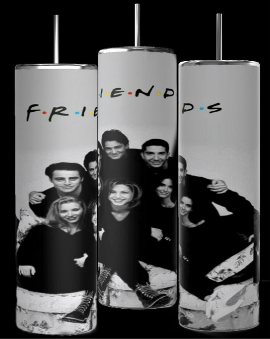 Friends B&W 20oz tumbler