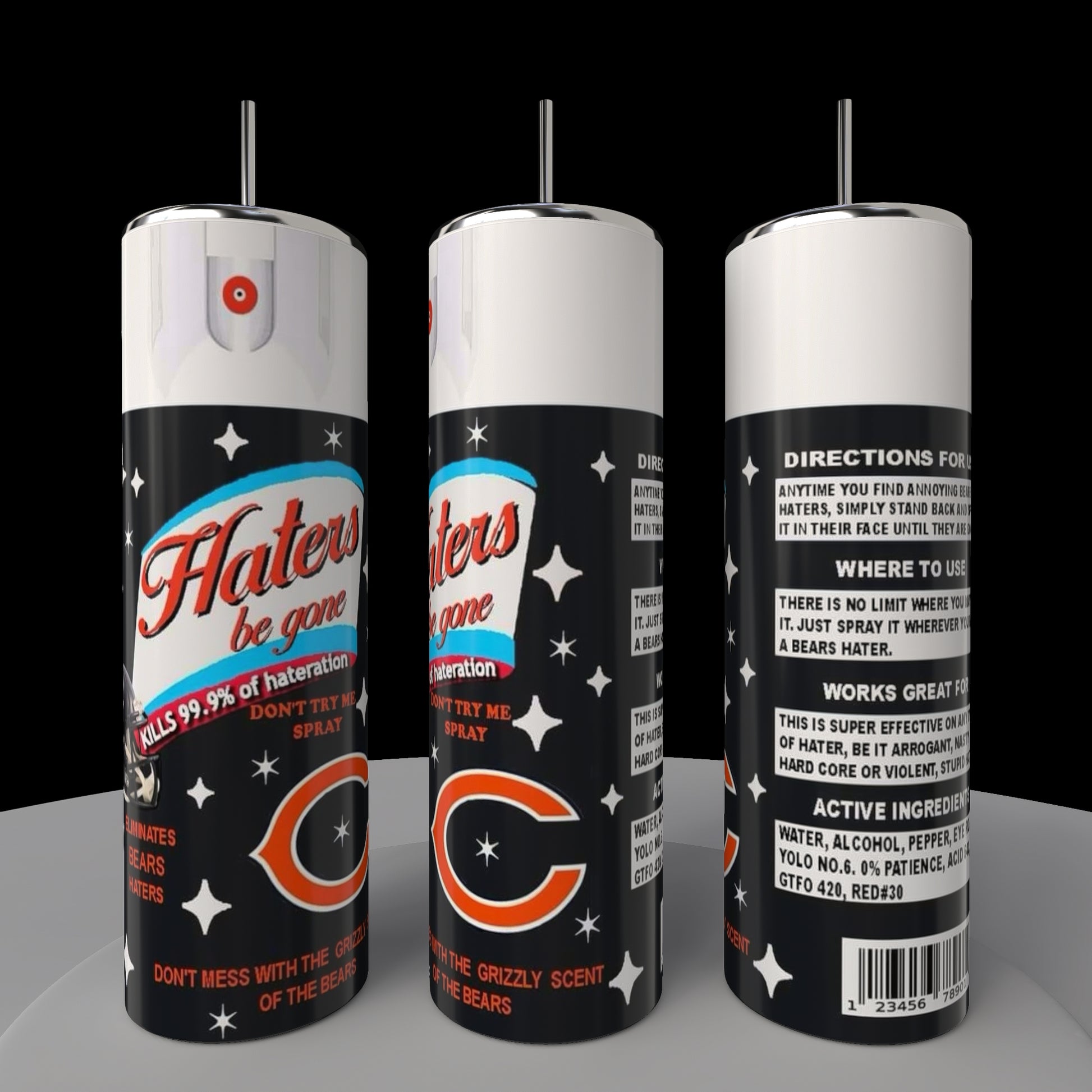 Chicago Bears Haters 20oz Tumbler