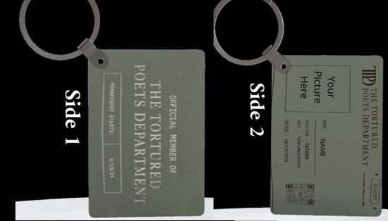 Personalized Members Only TTPD Keychain