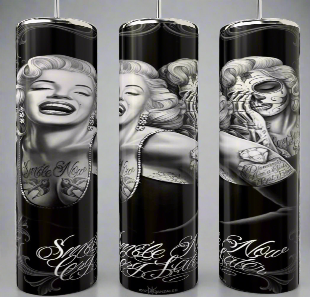 Marilyn Monroe 20oz Skinny Tumbler