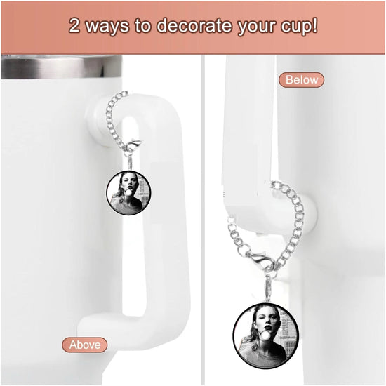 Taylor Swift Vinyl Charm Dangle | Cup Accessory