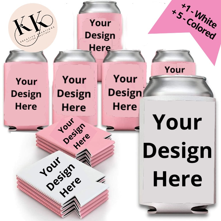 6-Pack Customizable Koozies