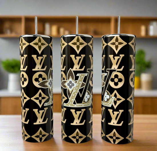 LV Glitz 20oz Skinny Tumbler