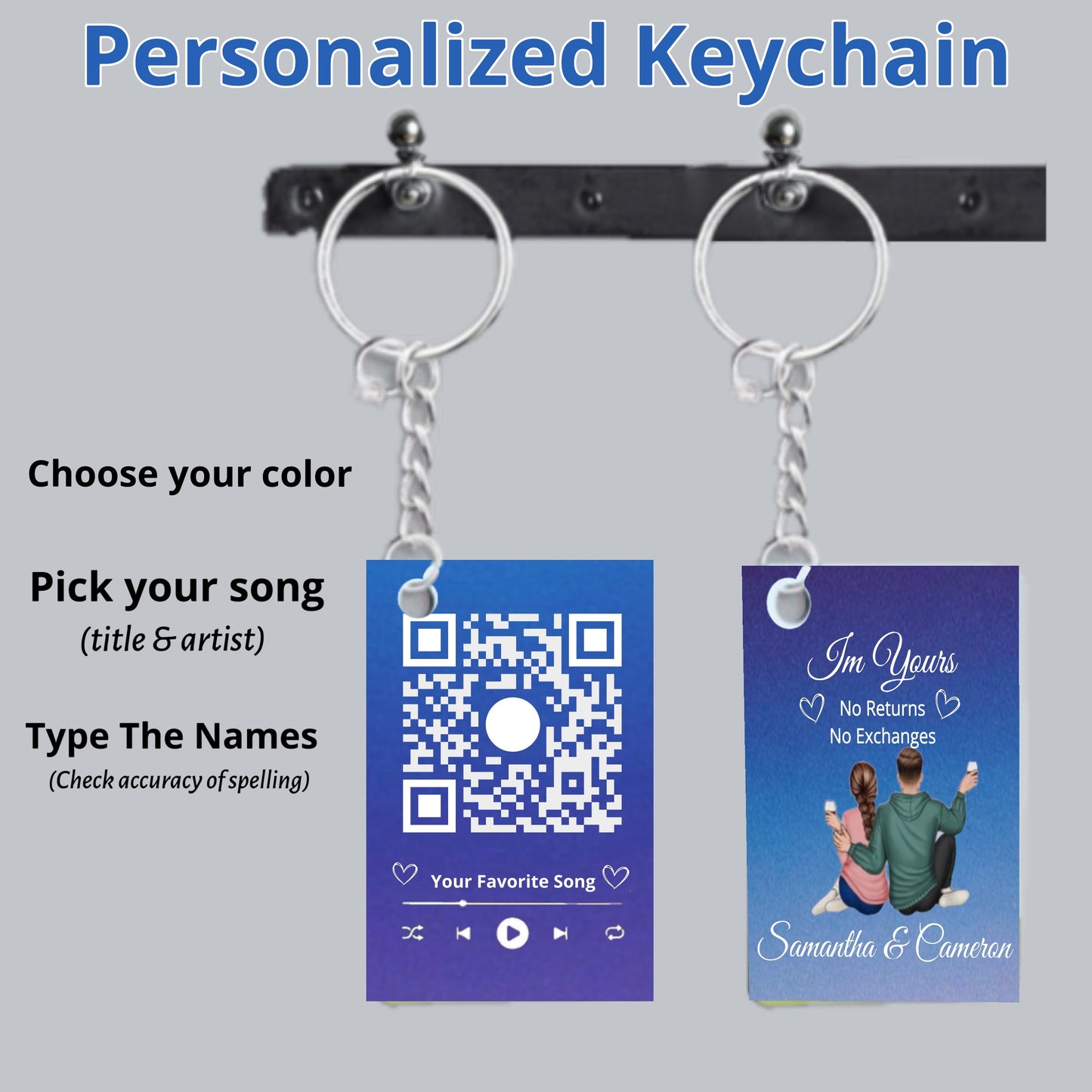 Our Song Keychain