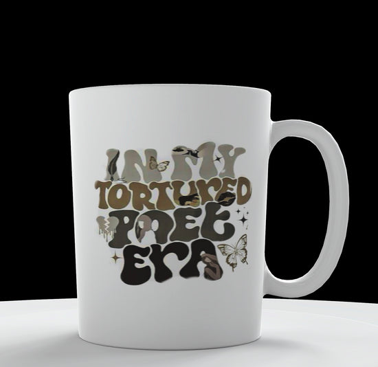 A distinctive design from Kreative Kreationz, the IN MY TTPD ERA Ceramic Mug boasts the text 