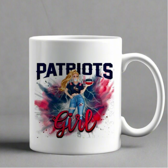 Patriots Girl Ceramic Mug | 11oz