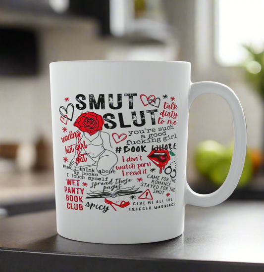 Taza de cerámica de puta obscena