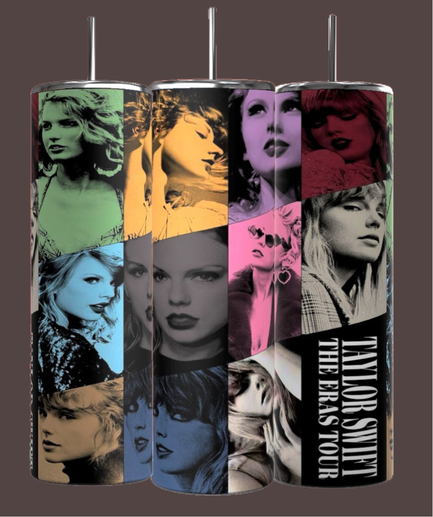 Taylor Swift ERAS Skinny Tumbler