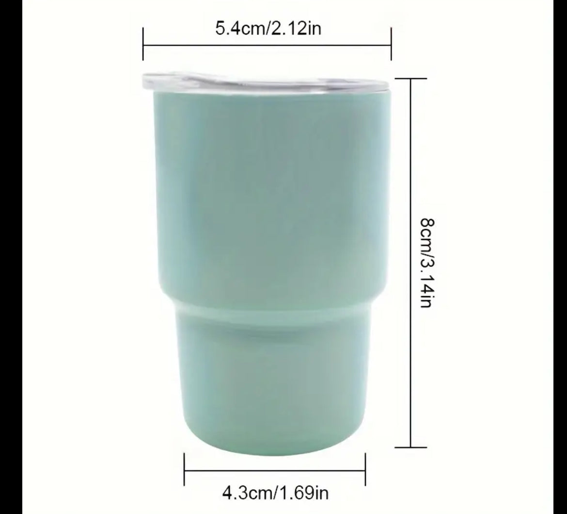 6-Pack Customizable 12 oz Tumblers with Lid and Straw