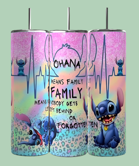 Stitch Ohana 20oz Tumbler