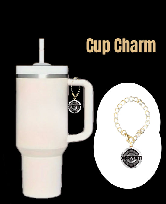 Coach Charm Dangle | Cup Accessory