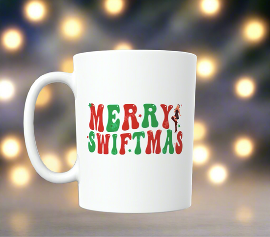 Merry Swiftmas Taylor Swift Ceramic Mug