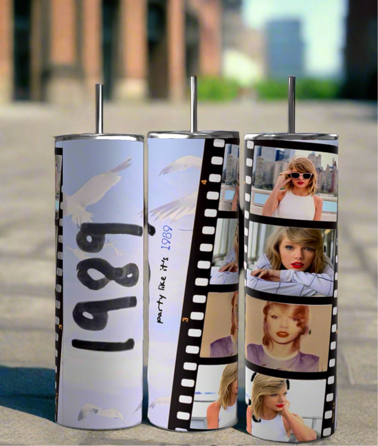 Colección personalizada de collage de tiras de película de Eras | Vaso de 20 oz de Taylor Swift ¡AHORA CON TODAS LAS ERAS!