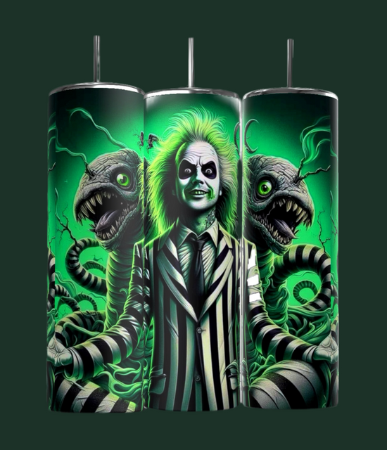 Beetlejuice Neon 20oz Tumbler