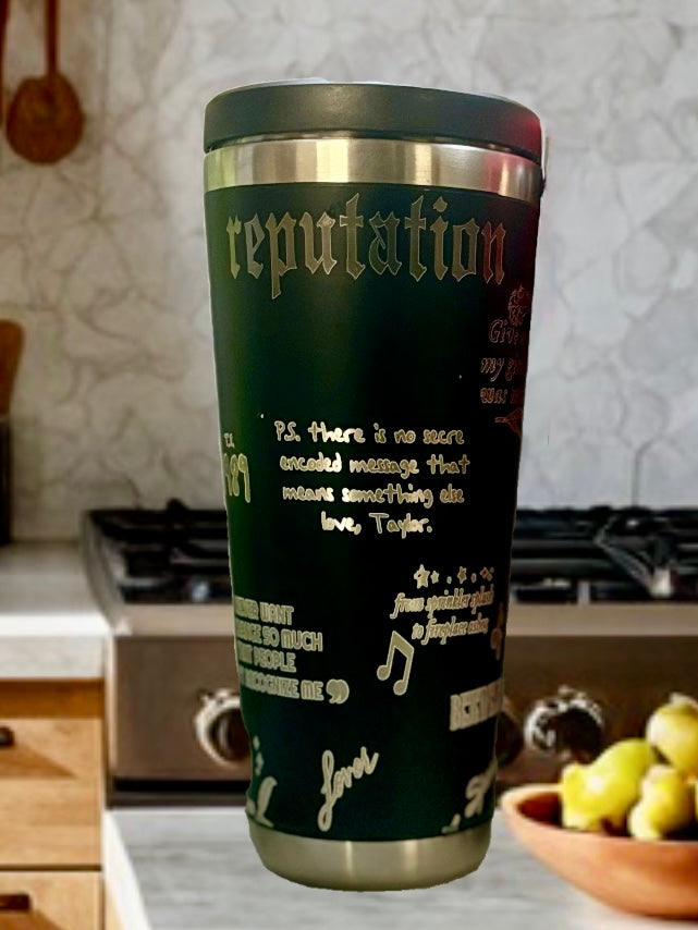 Taylor Swift Engraved Tumbler