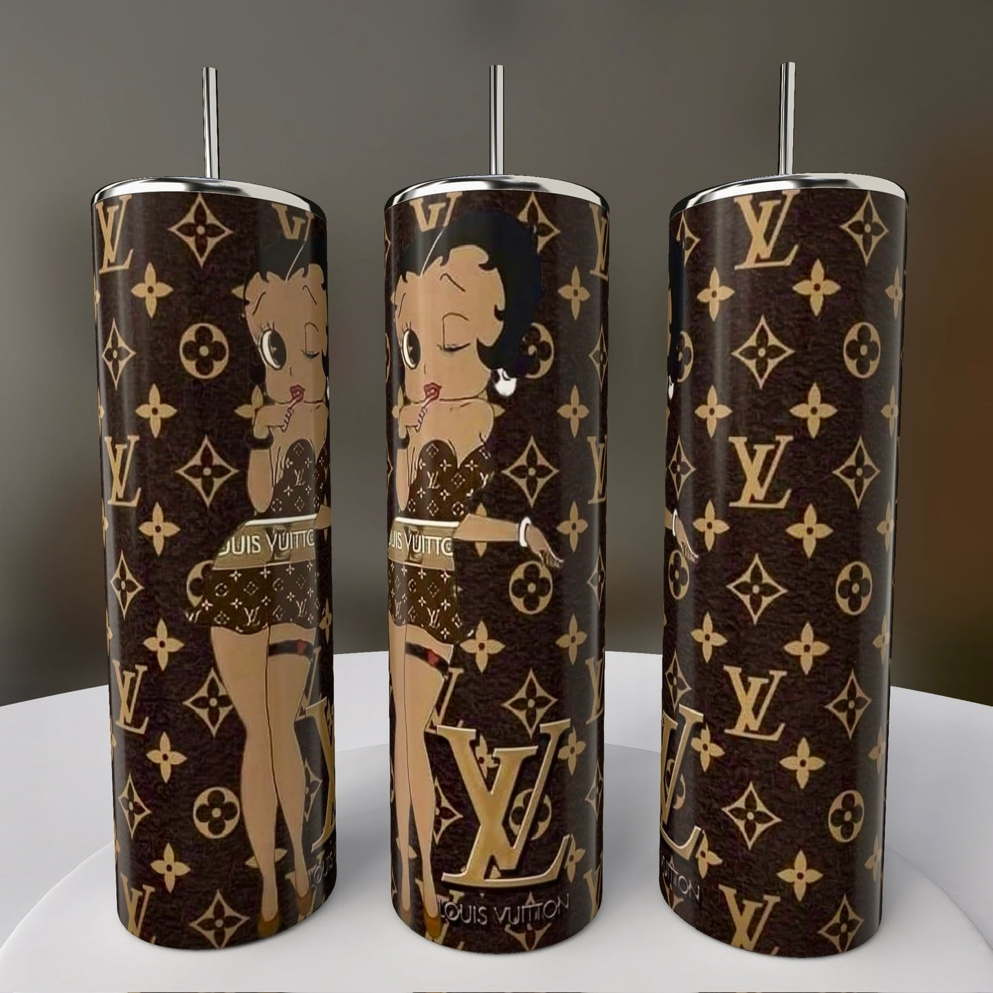 Betty Boop LV 20oz Skinny Tumbler