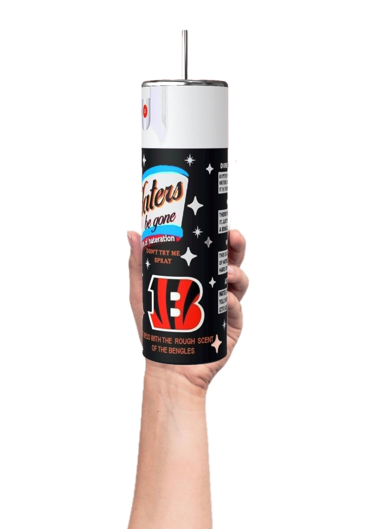 Bengals Haters 20oz Skinny Tumbler