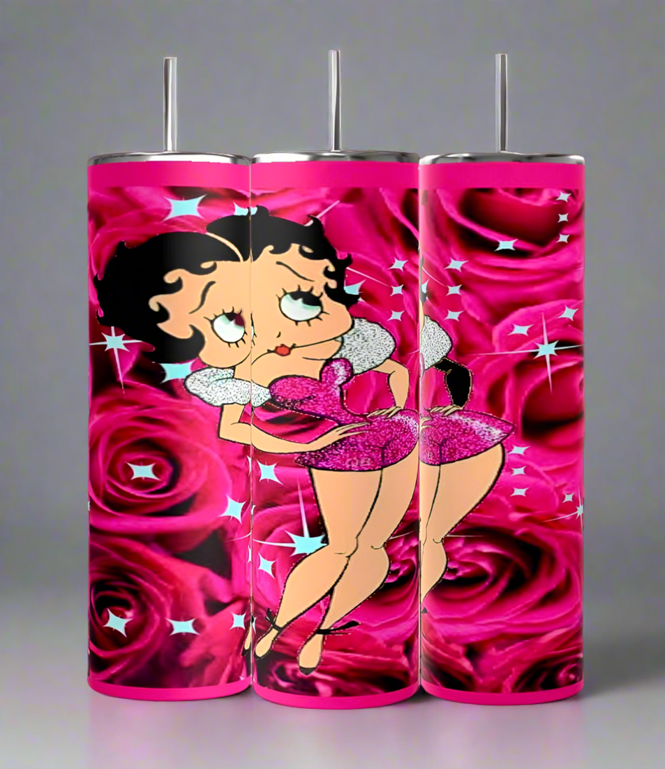 Betty Boop 20oz Skinny Tumbler