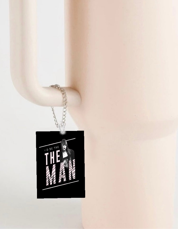 Taylor Swift The Man Charm Dangle | Cup Accessory