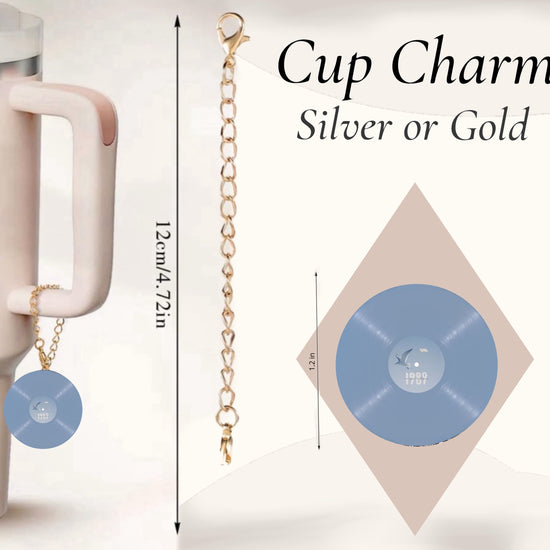 Taylor Swift Vinyl Charm Dangle | Cup Accessory