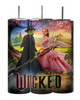 Kreative Kreationz's Wicked 20oz Tumblers showcase three insulated stainless steel designs: a green witch, a dark-clad witch with a castle backdrop, and a princess in a pink gown holding a magic wand against a vibrant landscape.