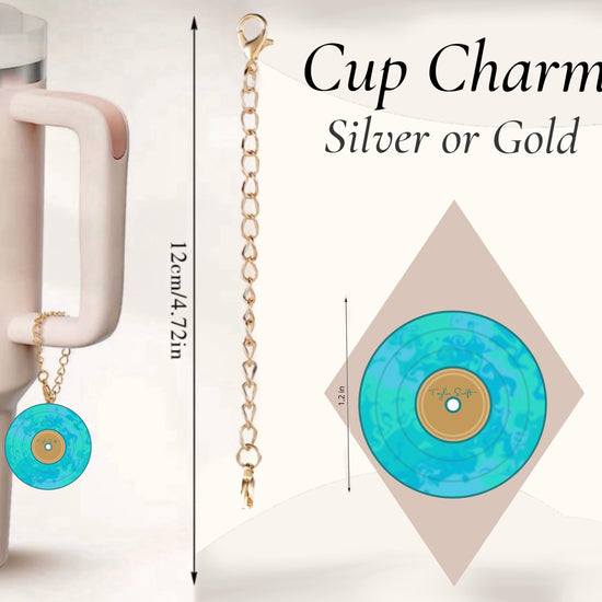 Taylor Swift Vinyl Charm Dangle | Cup Accessory