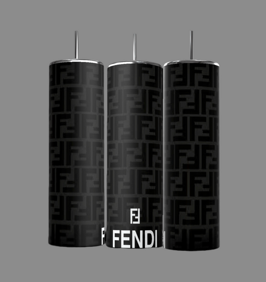 FENDI Black Modern 20oz Skinny Tumbler