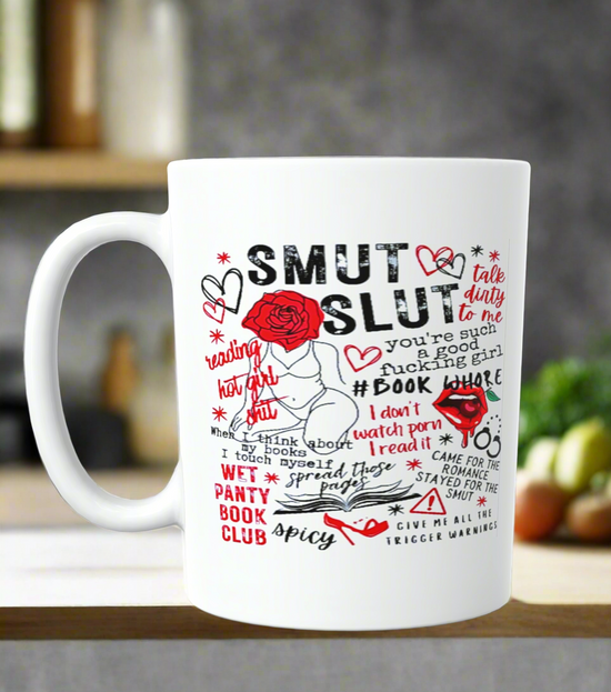 Taza de cerámica de puta obscena