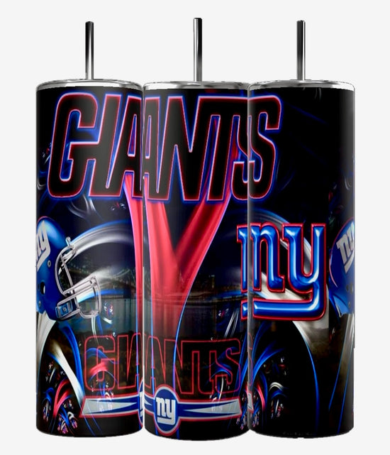 NY GIANTS- NFL- Custom 20oz Skinny Tumbler