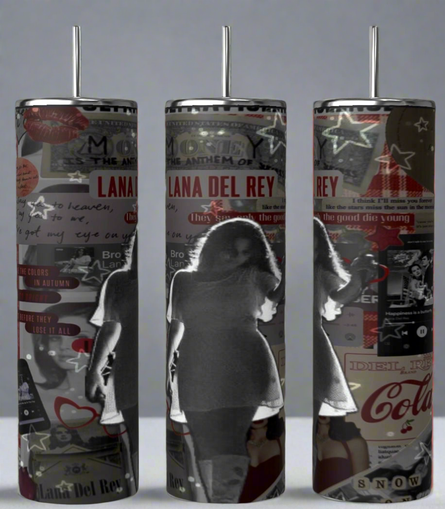 Lana Del Ray Glow Tumbler