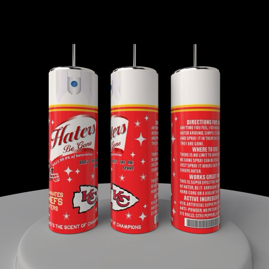 Chiefs Haters 20oz Skinny Tumbler