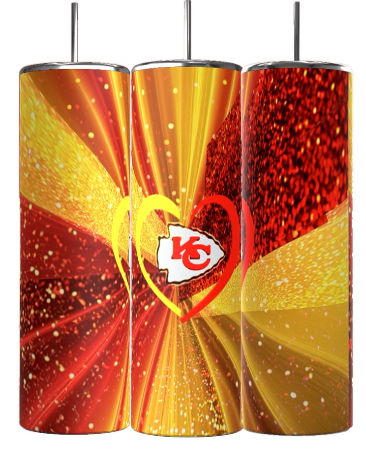 Chiefs Heart 20oz Tumbler